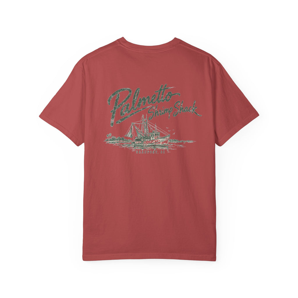 Palmetto Shrimp Shack - Unisex Garment-Dyed T-shirt