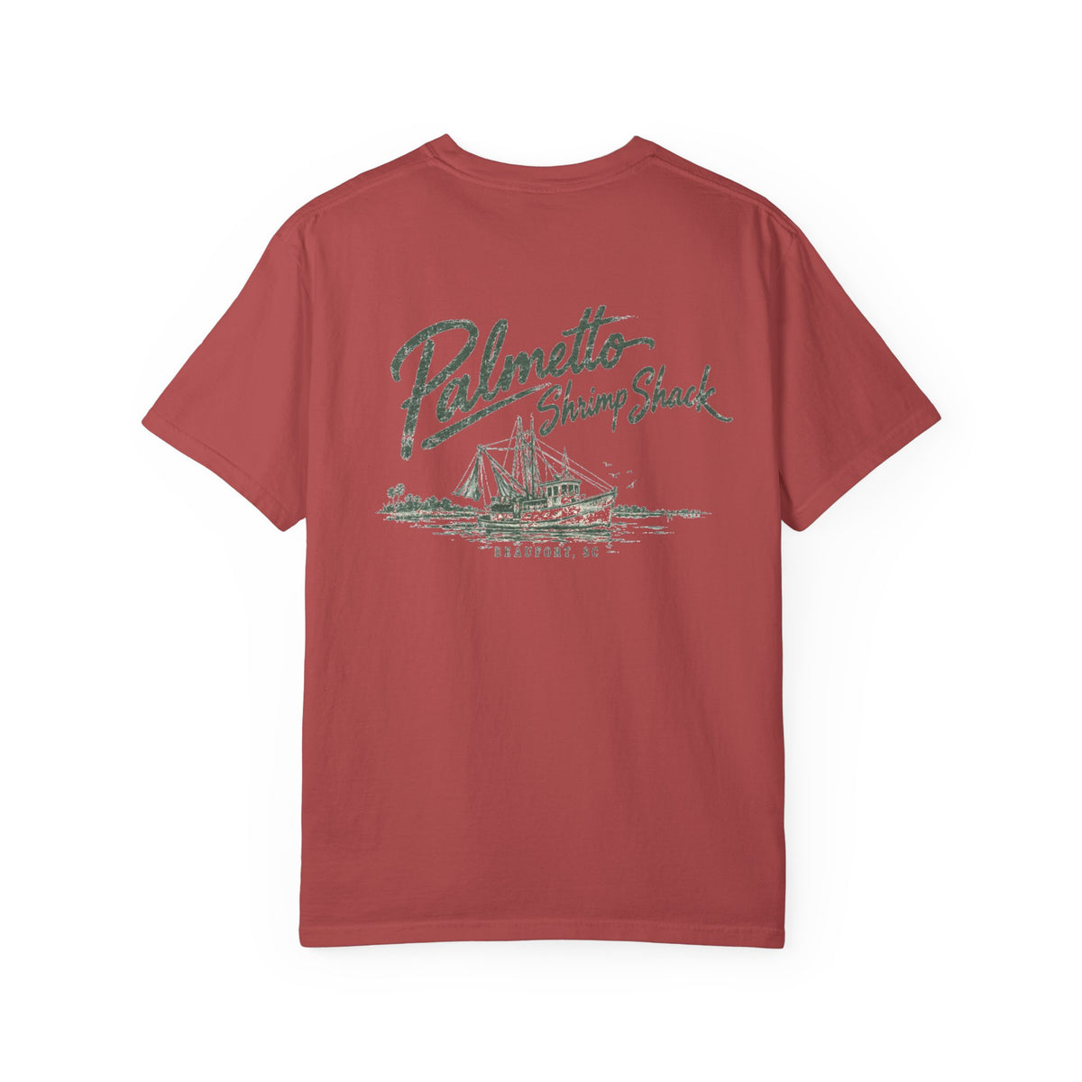Palmetto Shrimp Shack - Unisex Garment-Dyed T-shirt