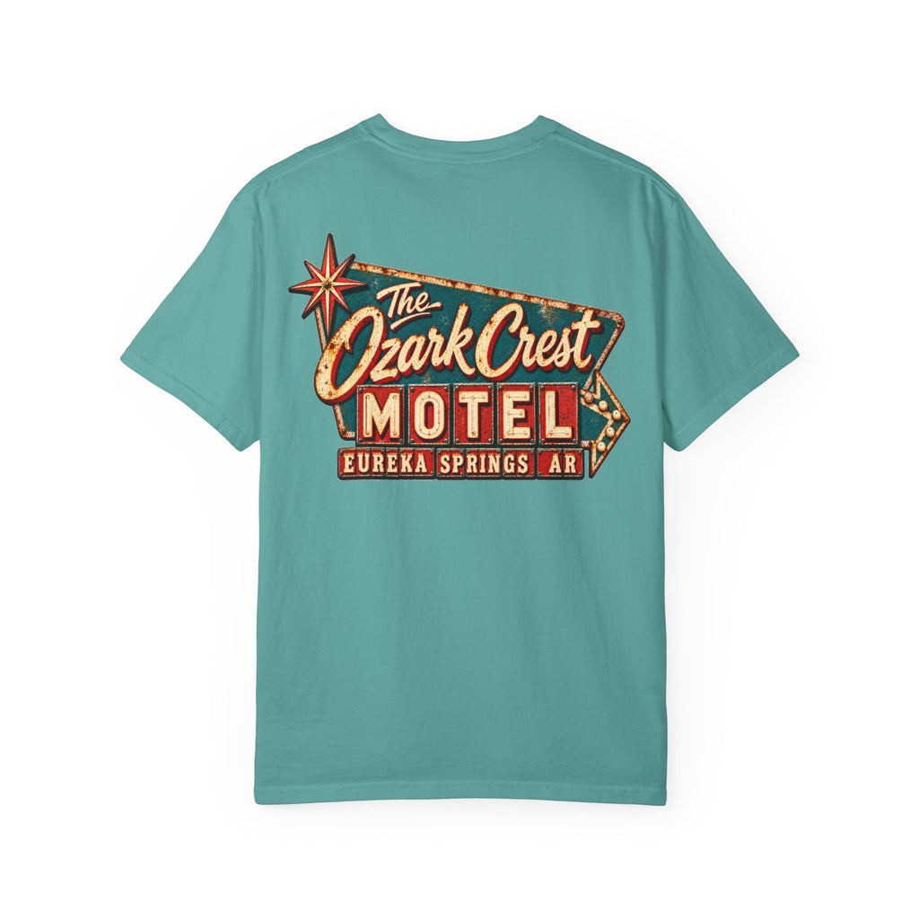 The Ozark Crest Motel - Unisex Garment-Dyed T-shirt