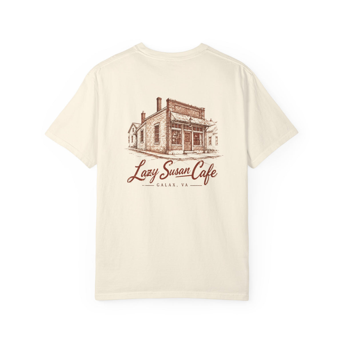 Lazy Susan Cafe - Unisex Garment-Dyed T-shirt