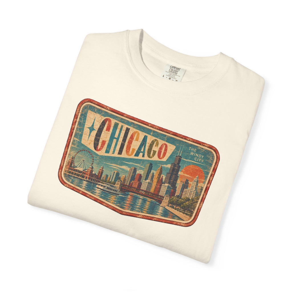Chicago - Unisex Garment-Dyed T-shirt