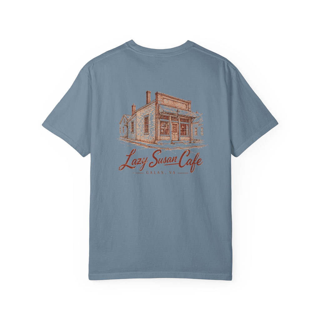 Lazy Susan Cafe - Unisex Garment-Dyed T-shirt