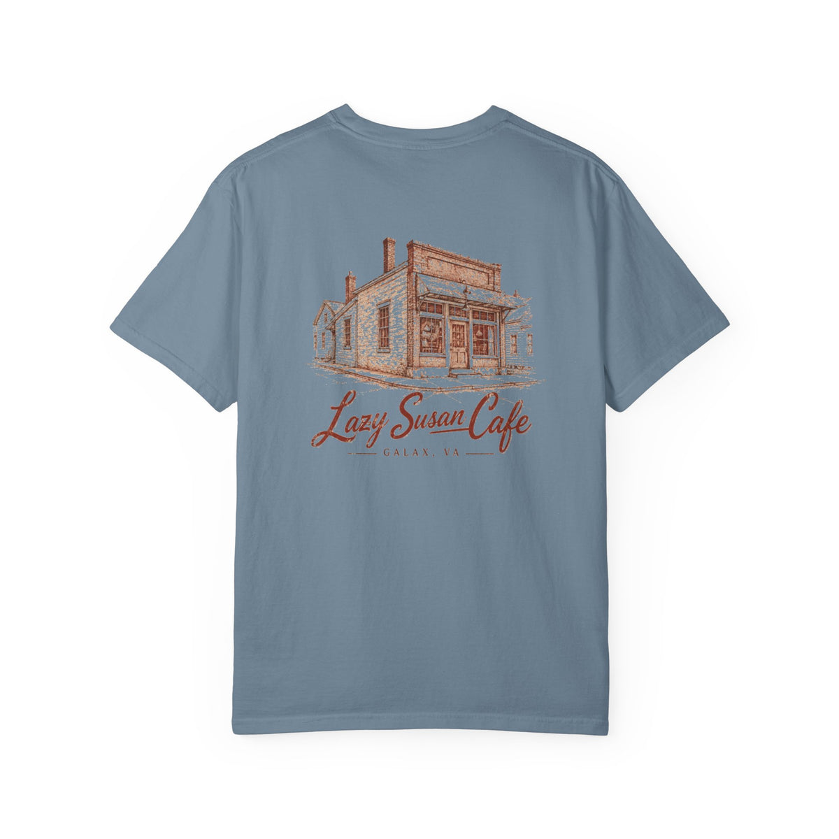 Lazy Susan Cafe - Unisex Garment-Dyed T-shirt