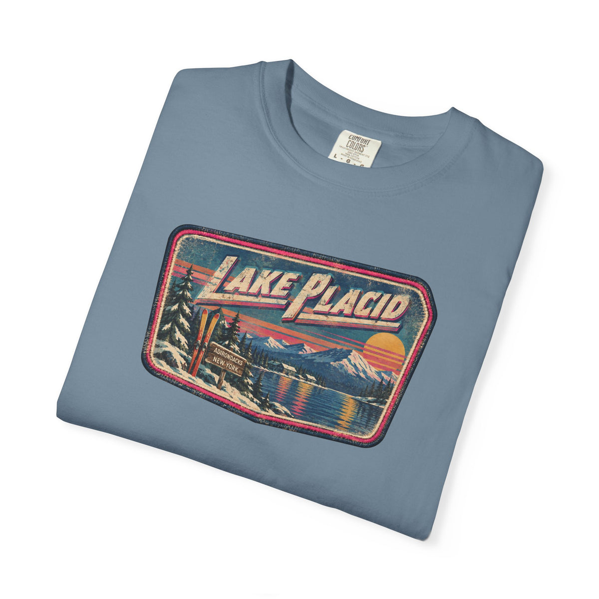 Lake Placid - Unisex Garment-Dyed T-shirt