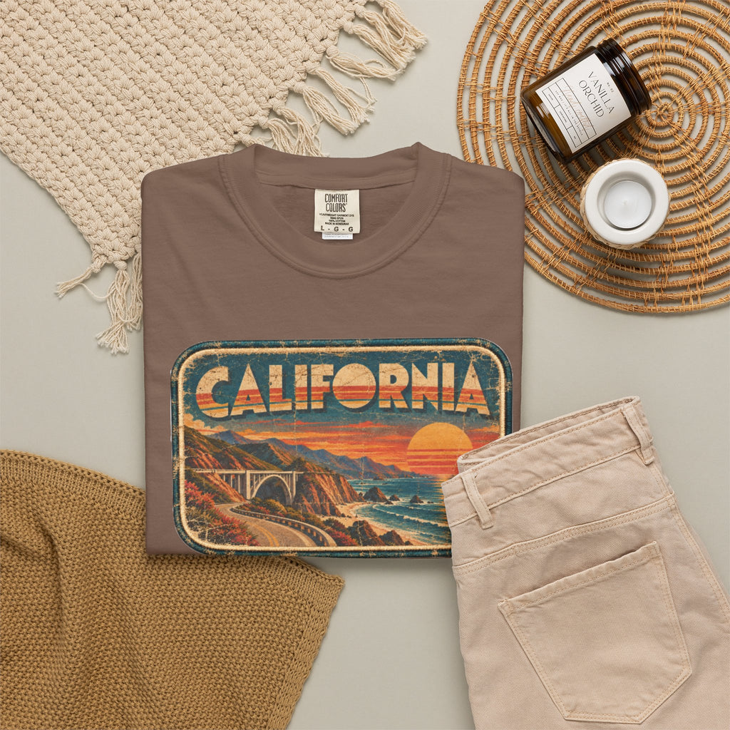 California - Unisex Garment-Dyed T-shirt