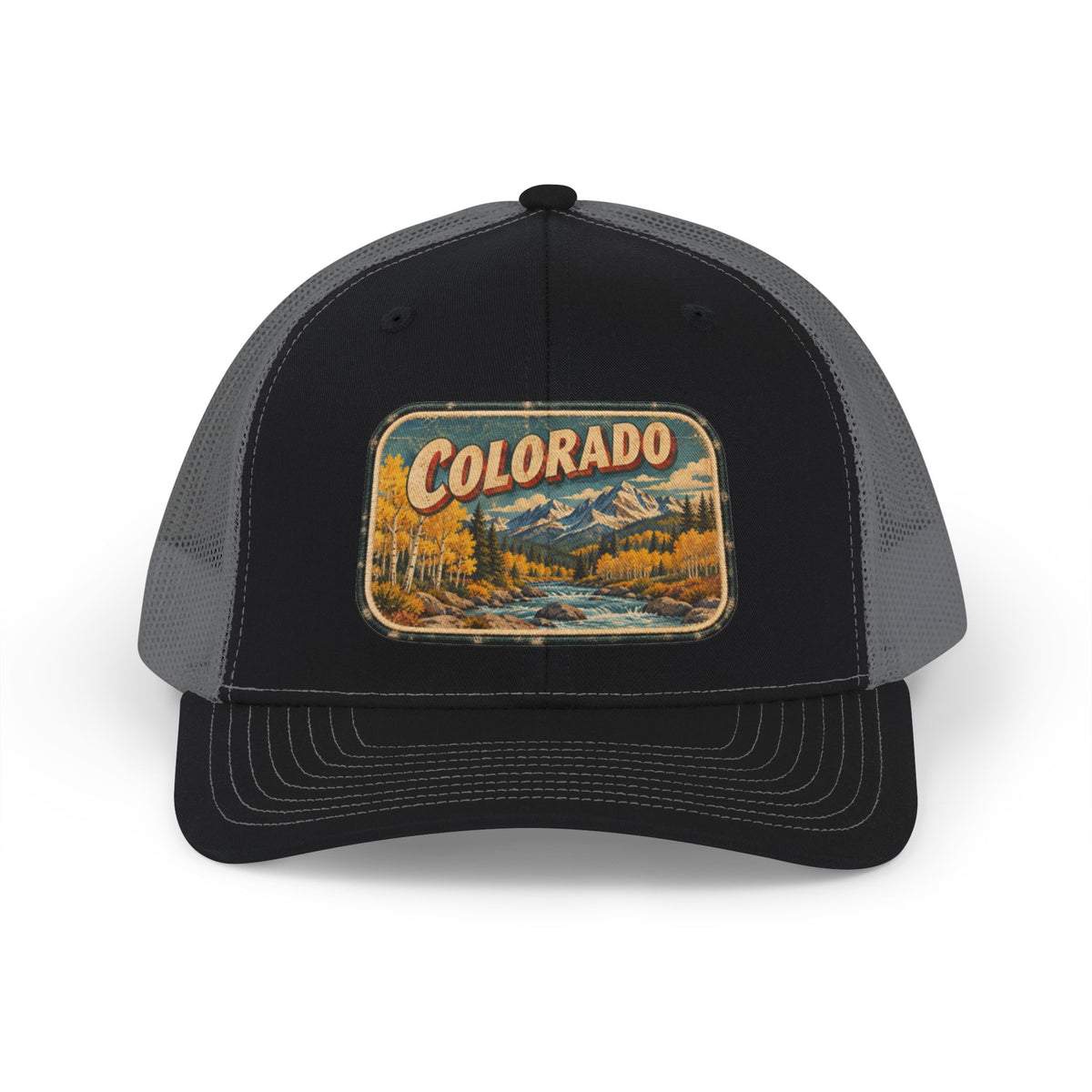 Colorado Mountains River 2 Snapback Trucker Cap