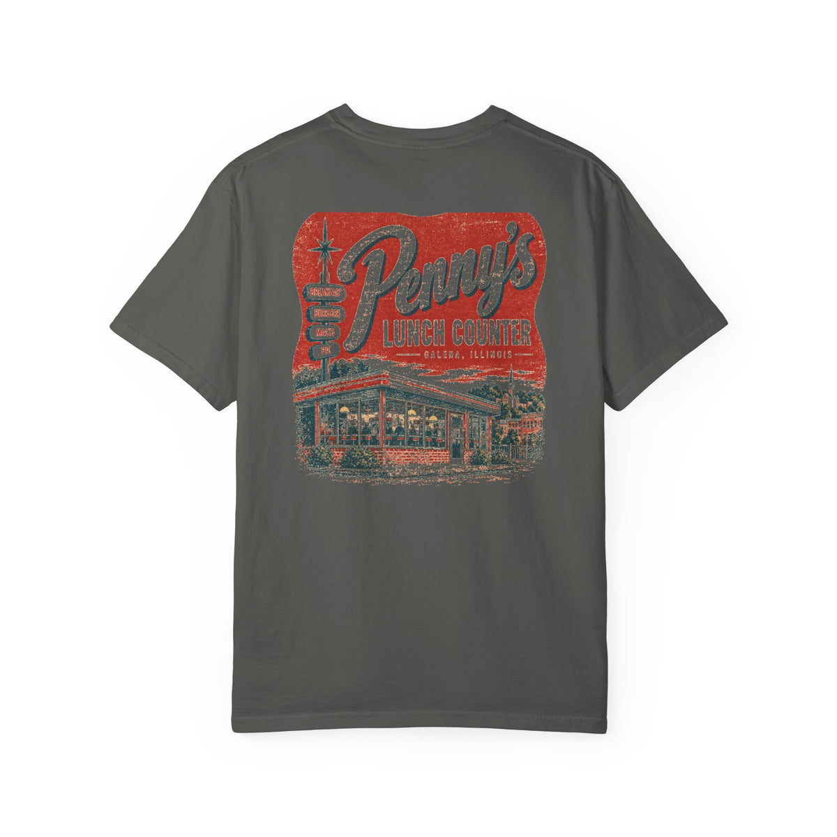 Penny's Lunch Counter - Unisex Garment-Dyed T-shirt