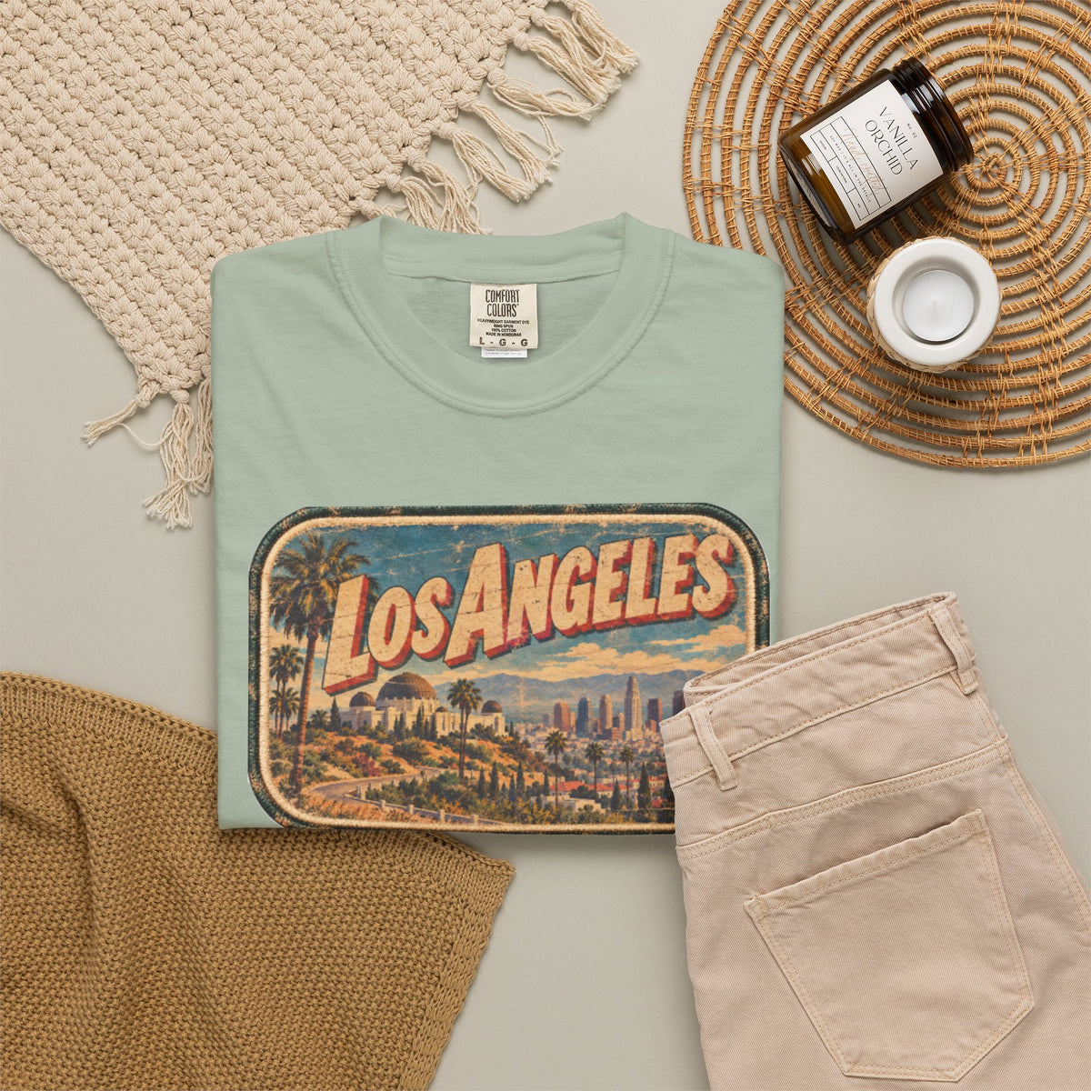 Los Angeles - Unisex Garment-Dyed T-shirt