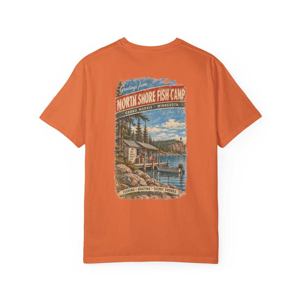 North Shore Fish Camp - Unisex Garment-Dyed T-shirt