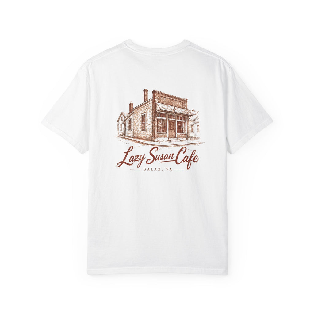 Lazy Susan Cafe - Unisex Garment-Dyed T-shirt