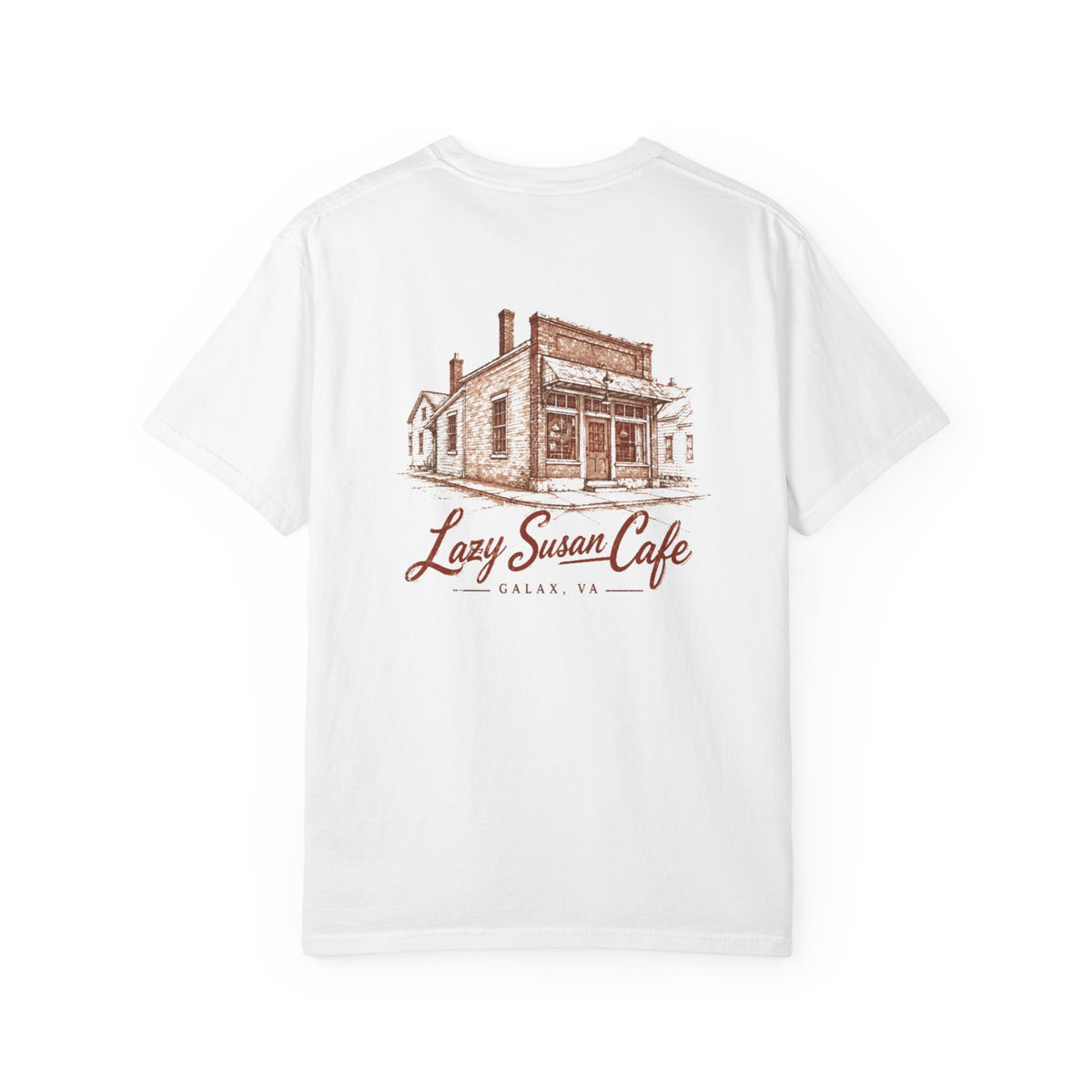 Lazy Susan Cafe - Unisex Garment-Dyed T-shirt