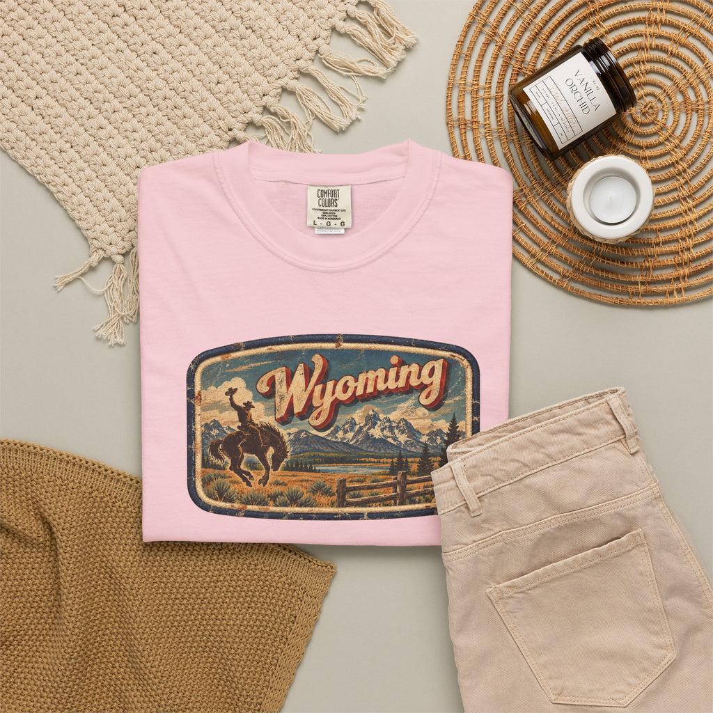 Wyoming - Unisex Garment-Dyed T-shirt