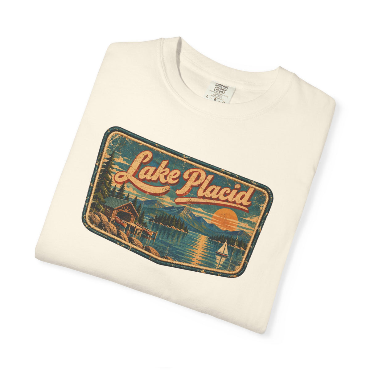 Lake Placid - Unisex Garment-Dyed T-shirt