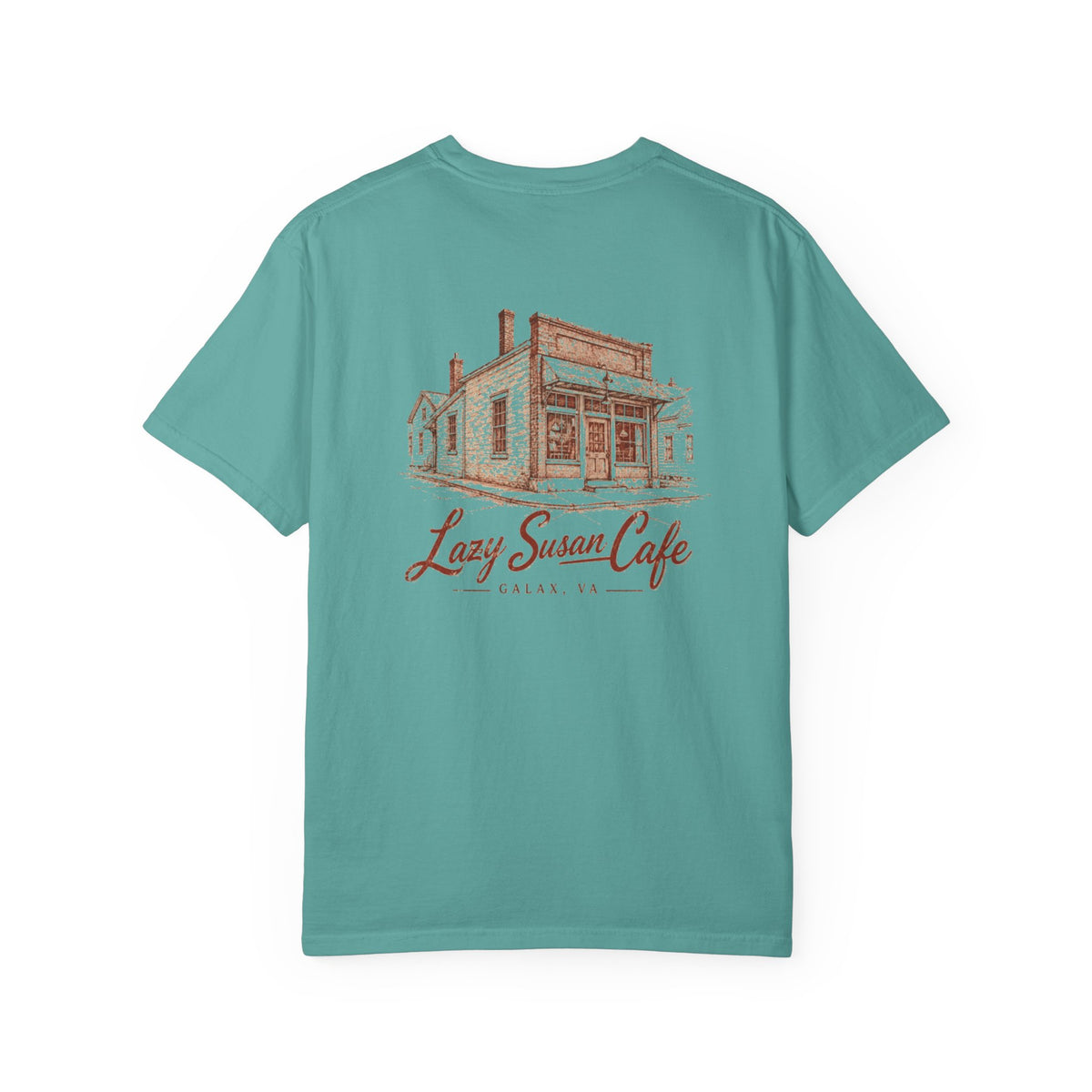 Lazy Susan Cafe - Unisex Garment-Dyed T-shirt