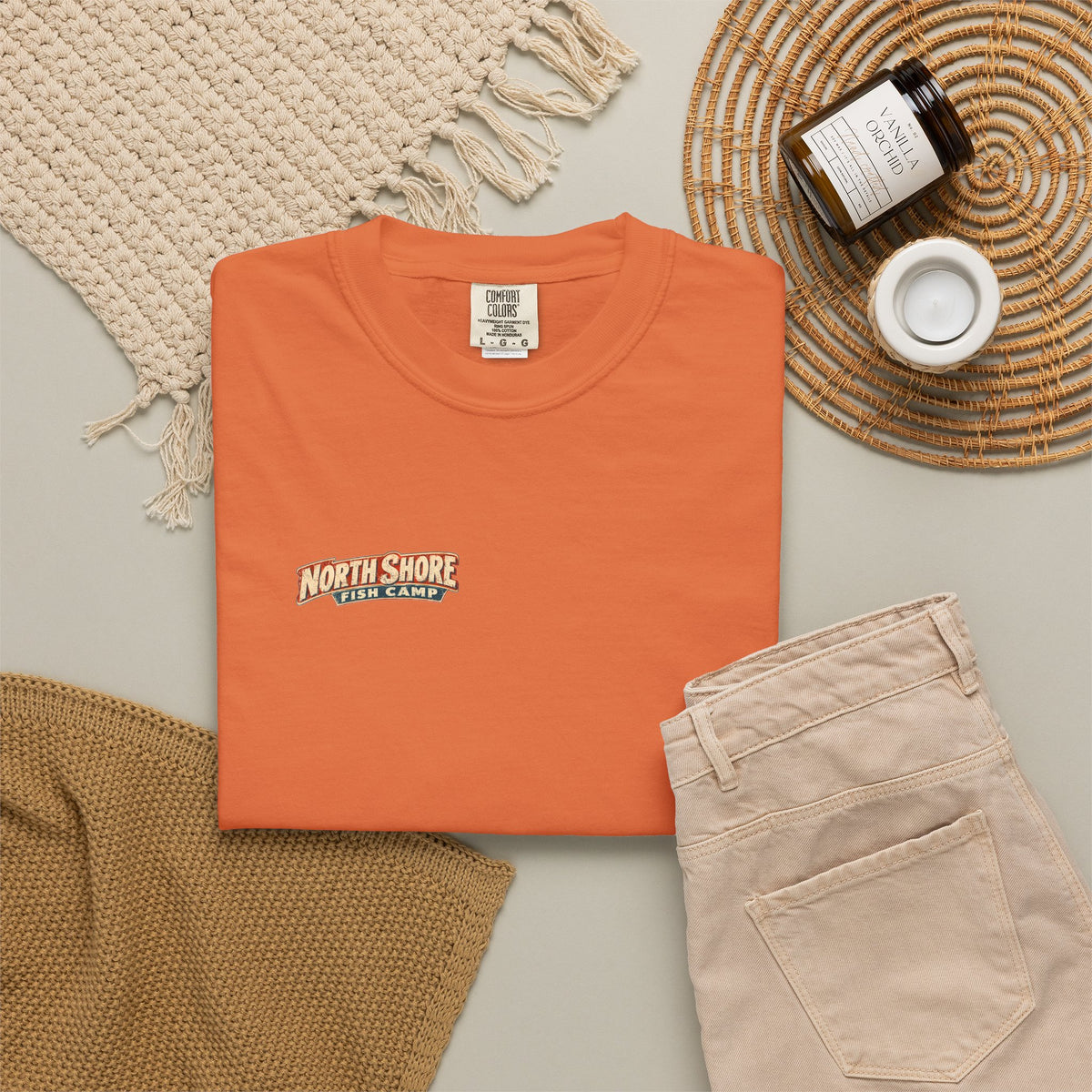 North Shore Fish Camp - Unisex Garment-Dyed T-shirt