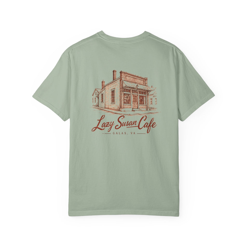 Lazy Susan Cafe - Unisex Garment-Dyed T-shirt