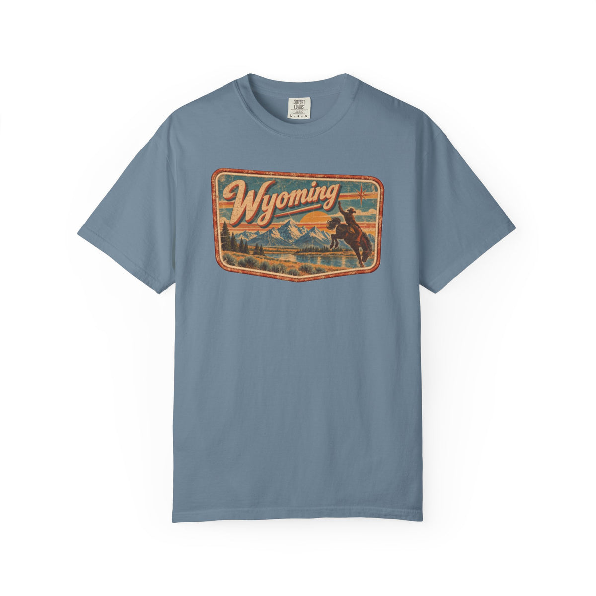Wyoming - Unisex Garment-Dyed T-shirt
