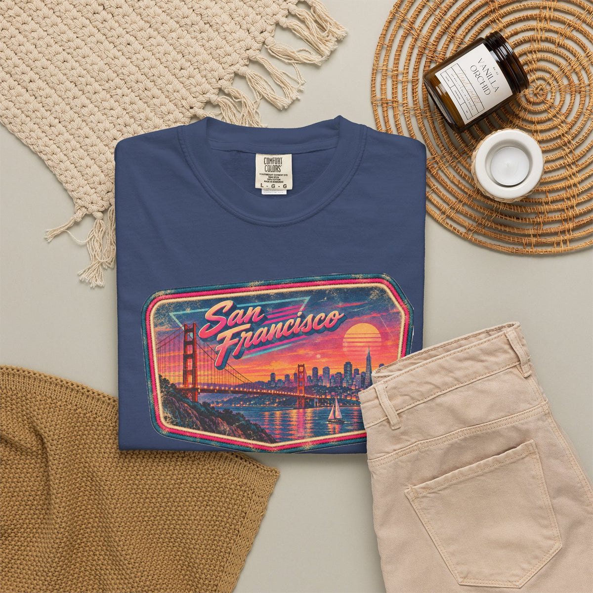 San Francisco - Unisex Garment-Dyed T-shirt