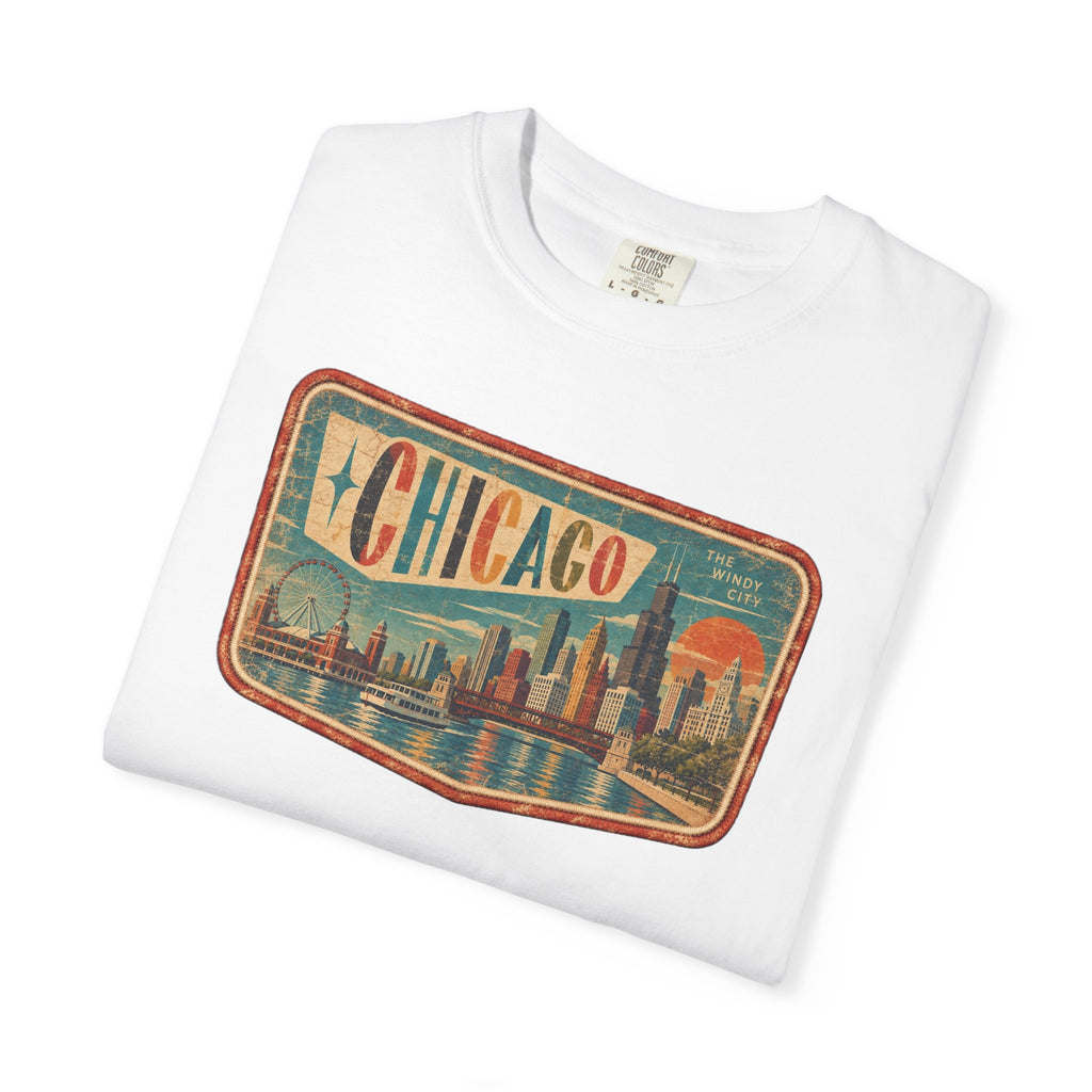 Chicago - Unisex Garment-Dyed T-shirt