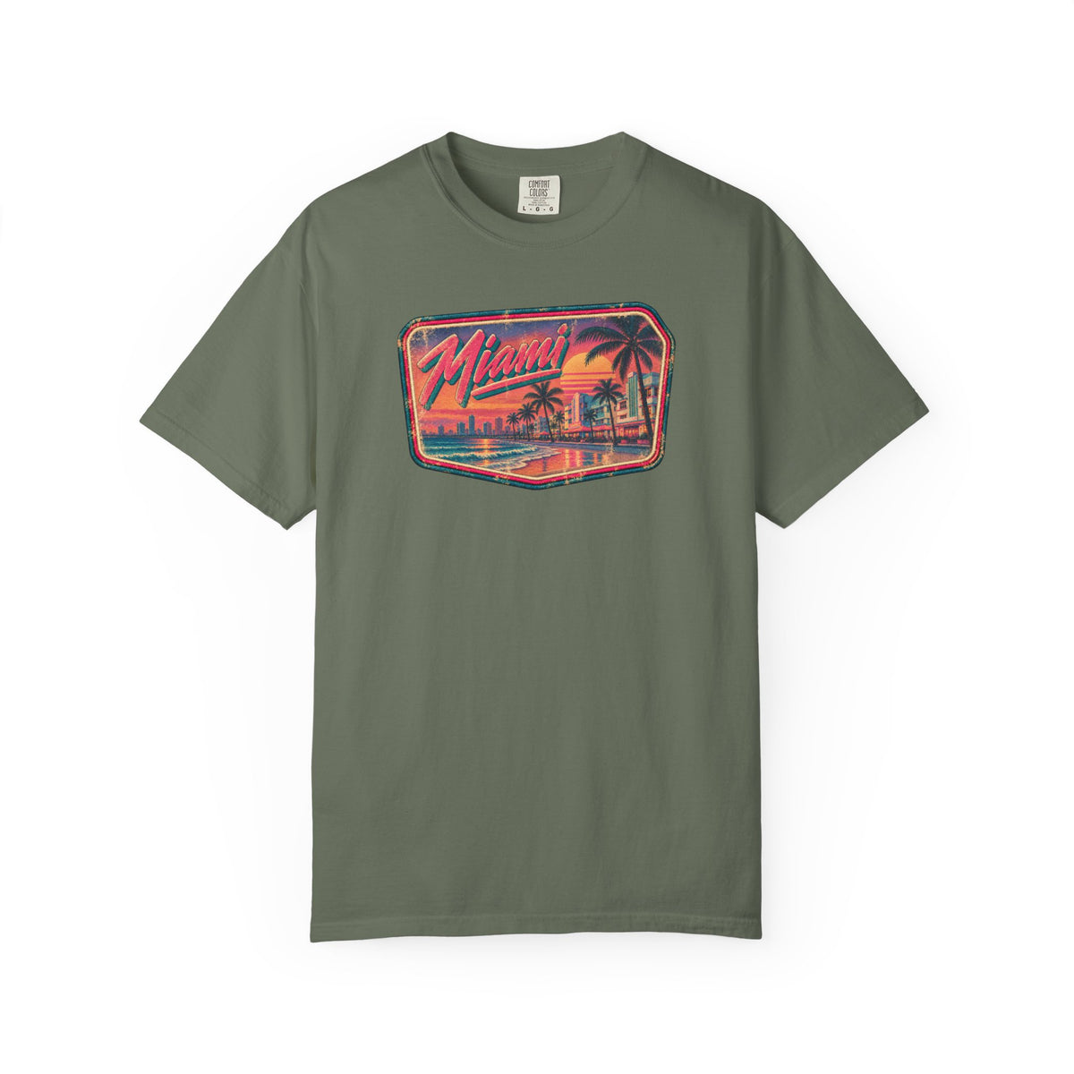 Miami - Unisex Garment-Dyed T-shirt