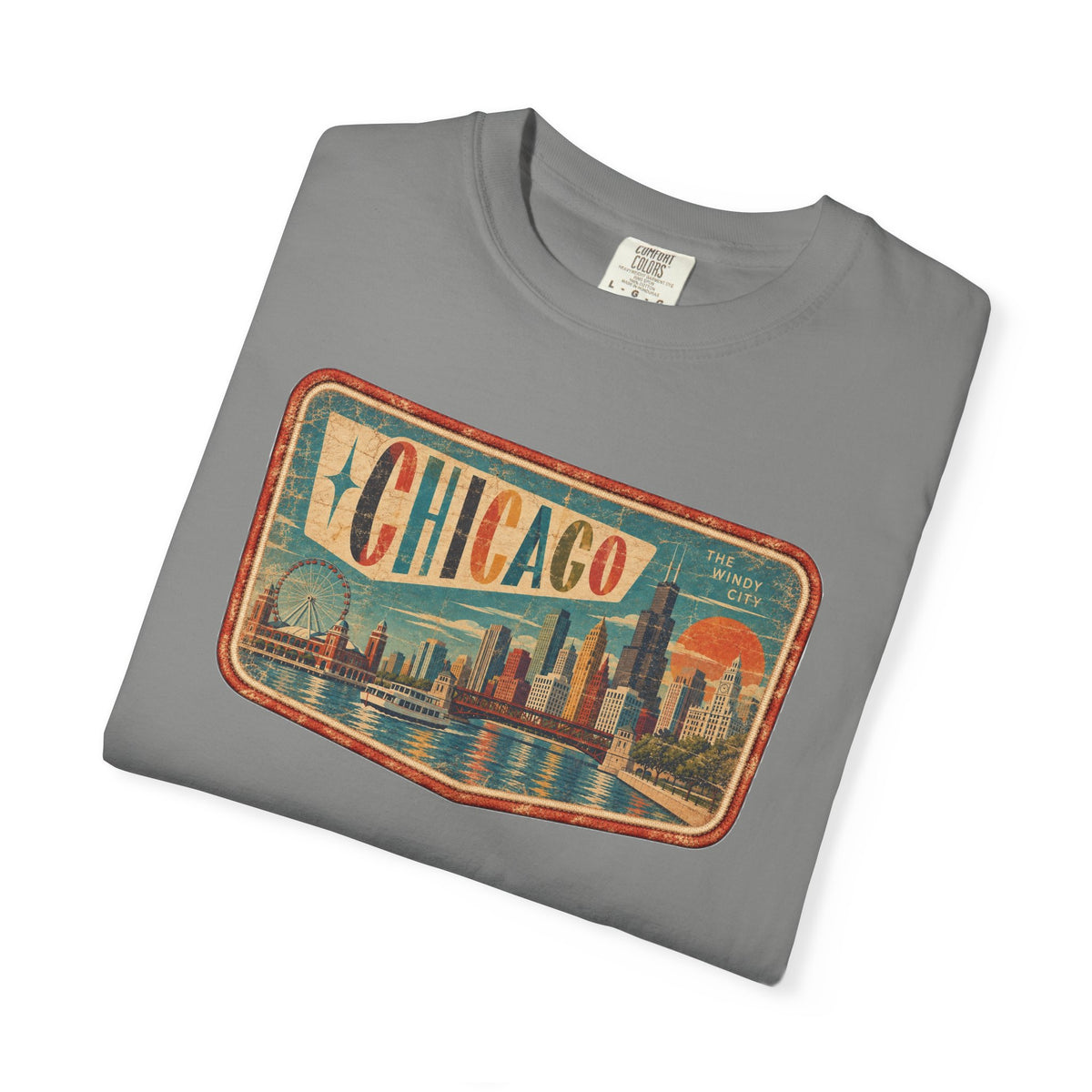 Chicago - Unisex Garment-Dyed T-shirt