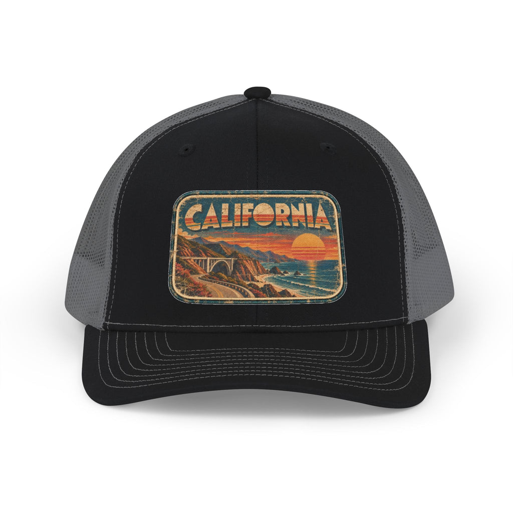California Bixby Bridge Snapback Trucker Cap