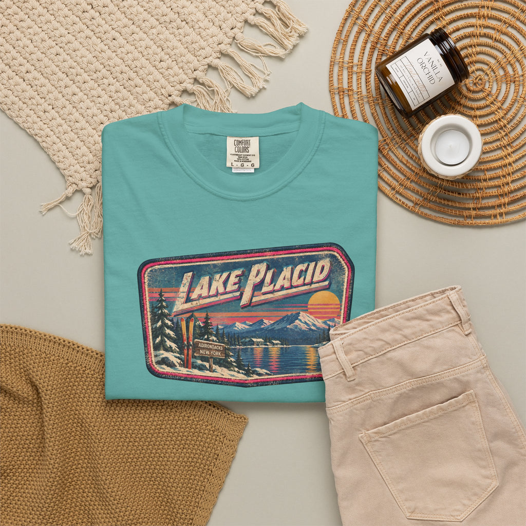 Lake Placid - Unisex Garment-Dyed T-shirt