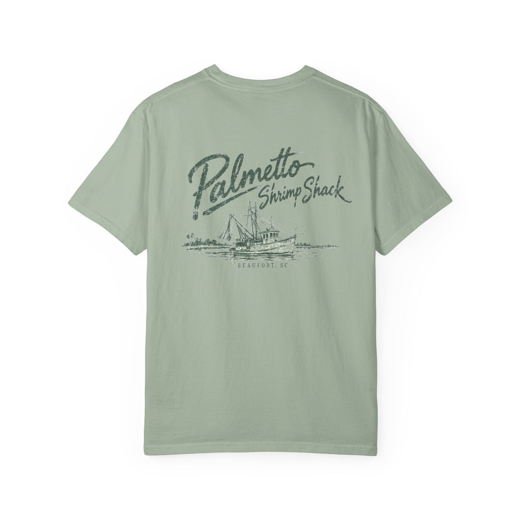 Palmetto Shrimp Shack - Unisex Garment-Dyed T-shirt