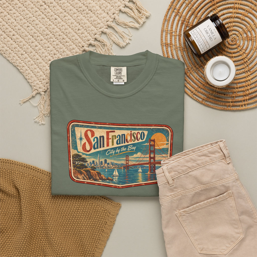 San Francisco - Unisex Garment-Dyed T-shirt