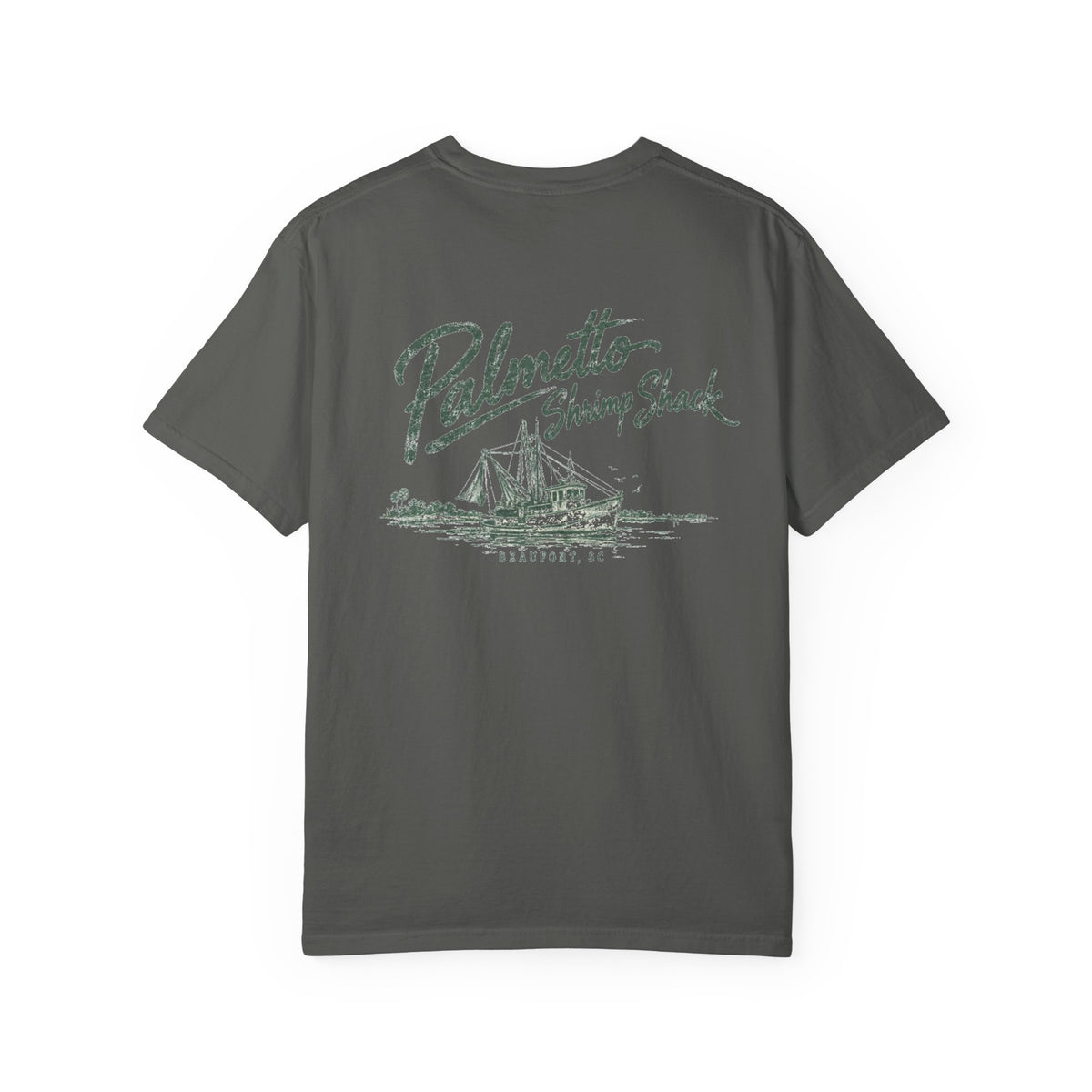 Palmetto Shrimp Shack - Unisex Garment-Dyed T-shirt