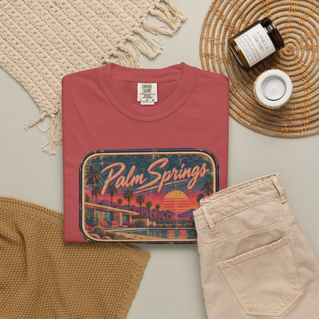 Palm Springs - Unisex Garment-Dyed T-shirt