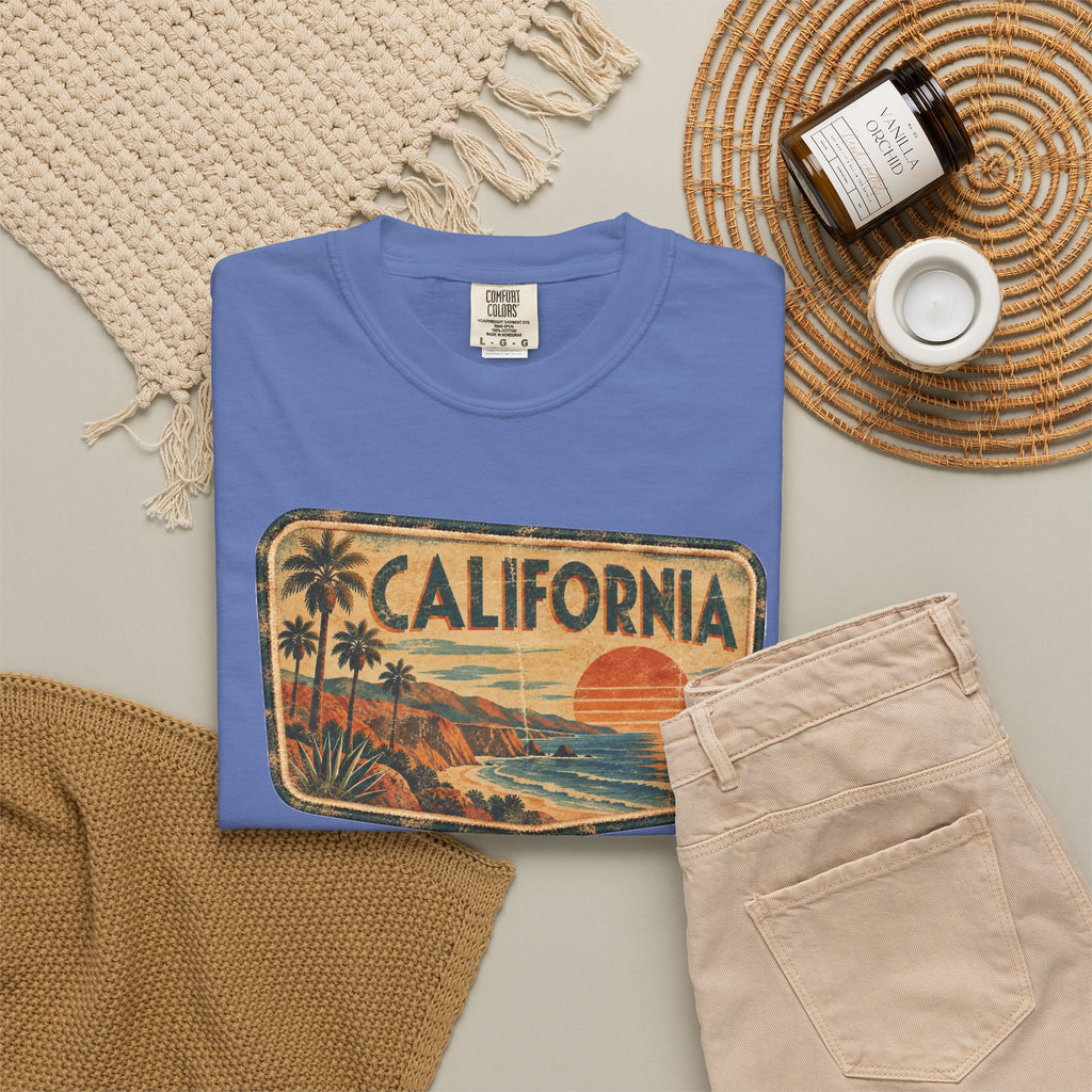 California - Unisex Garment-Dyed T-shirt