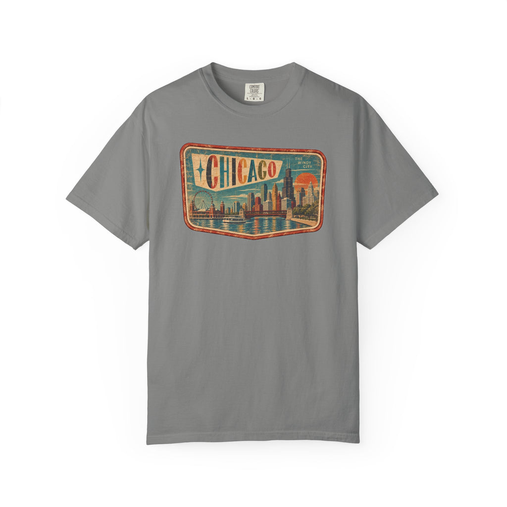 Chicago - Unisex Garment-Dyed T-shirt