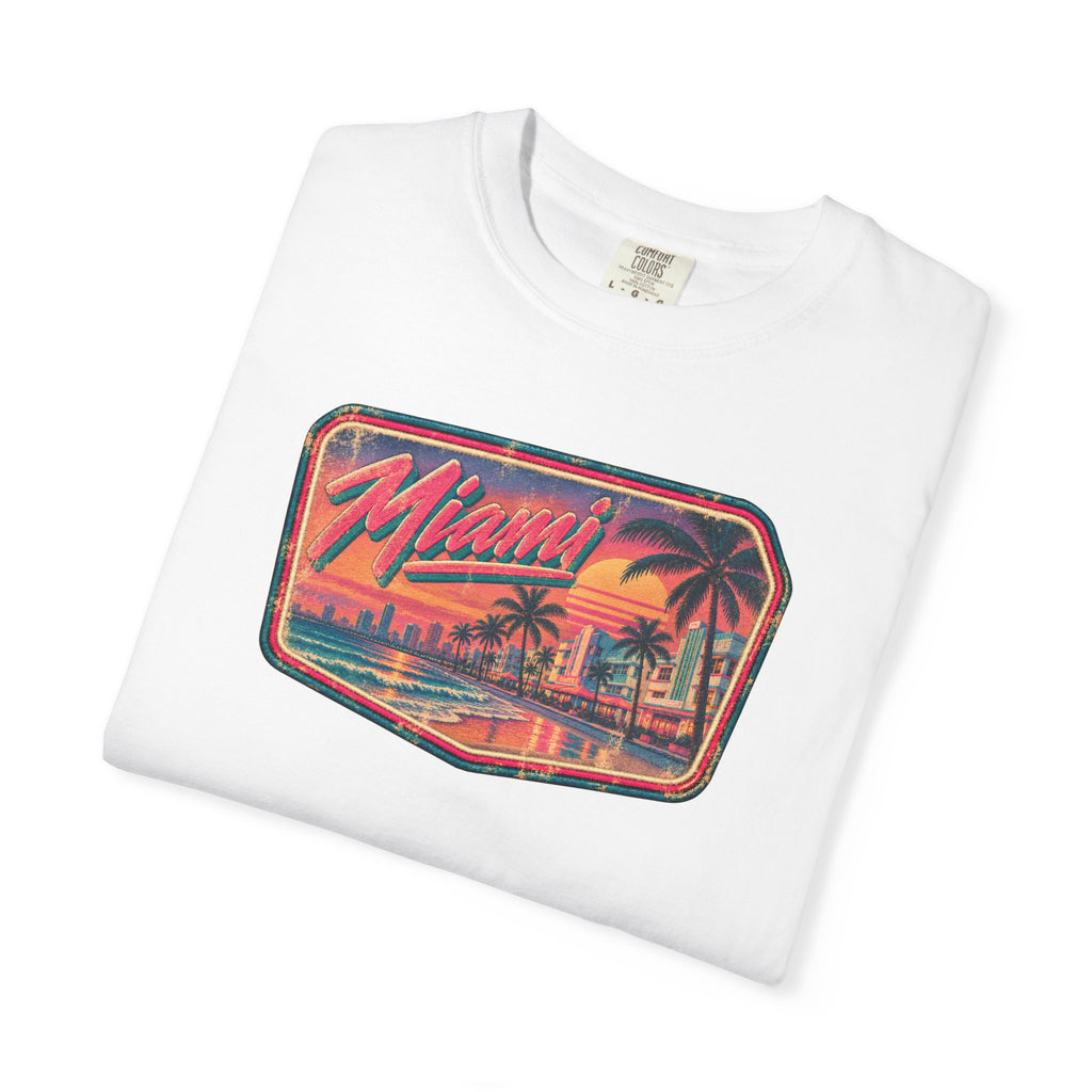 Miami - Unisex Garment-Dyed T-shirt