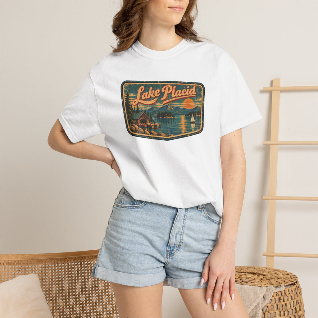 Lake Placid - Unisex Garment-Dyed T-shirt
