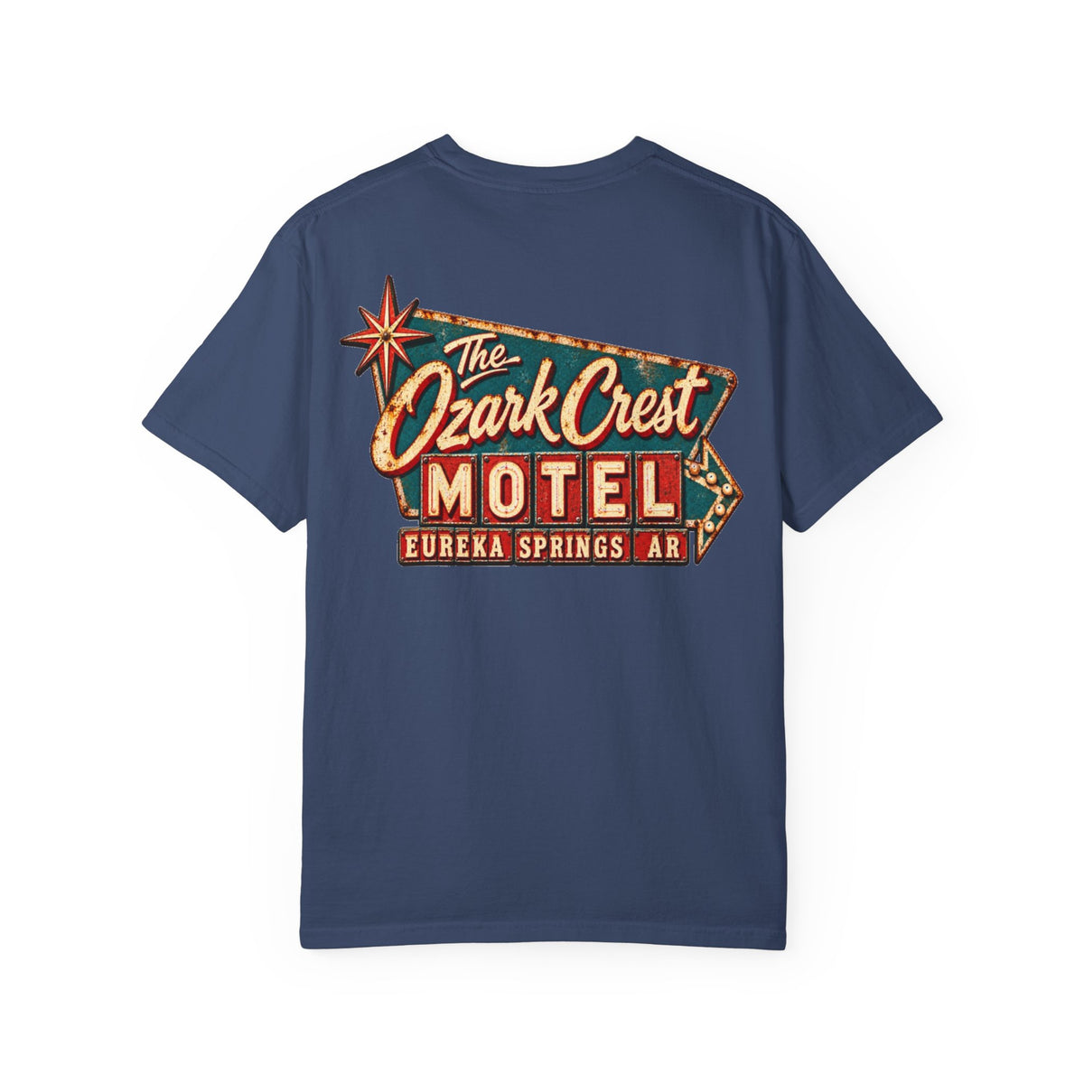 The Ozark Crest Motel - Unisex Garment-Dyed T-shirt