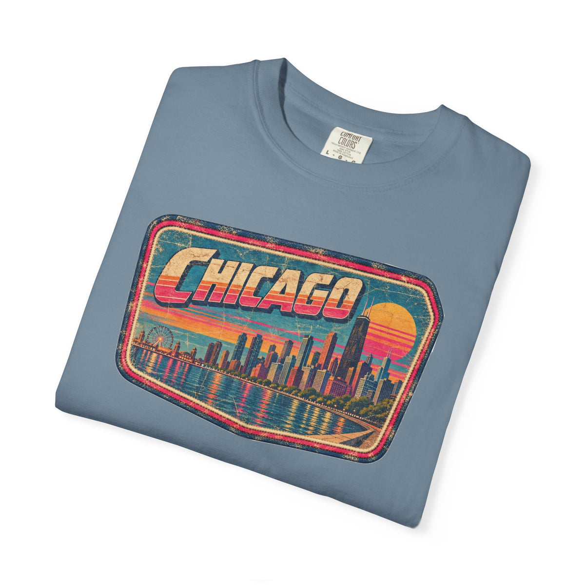 Chicago - Unisex Garment-Dyed T-shirt