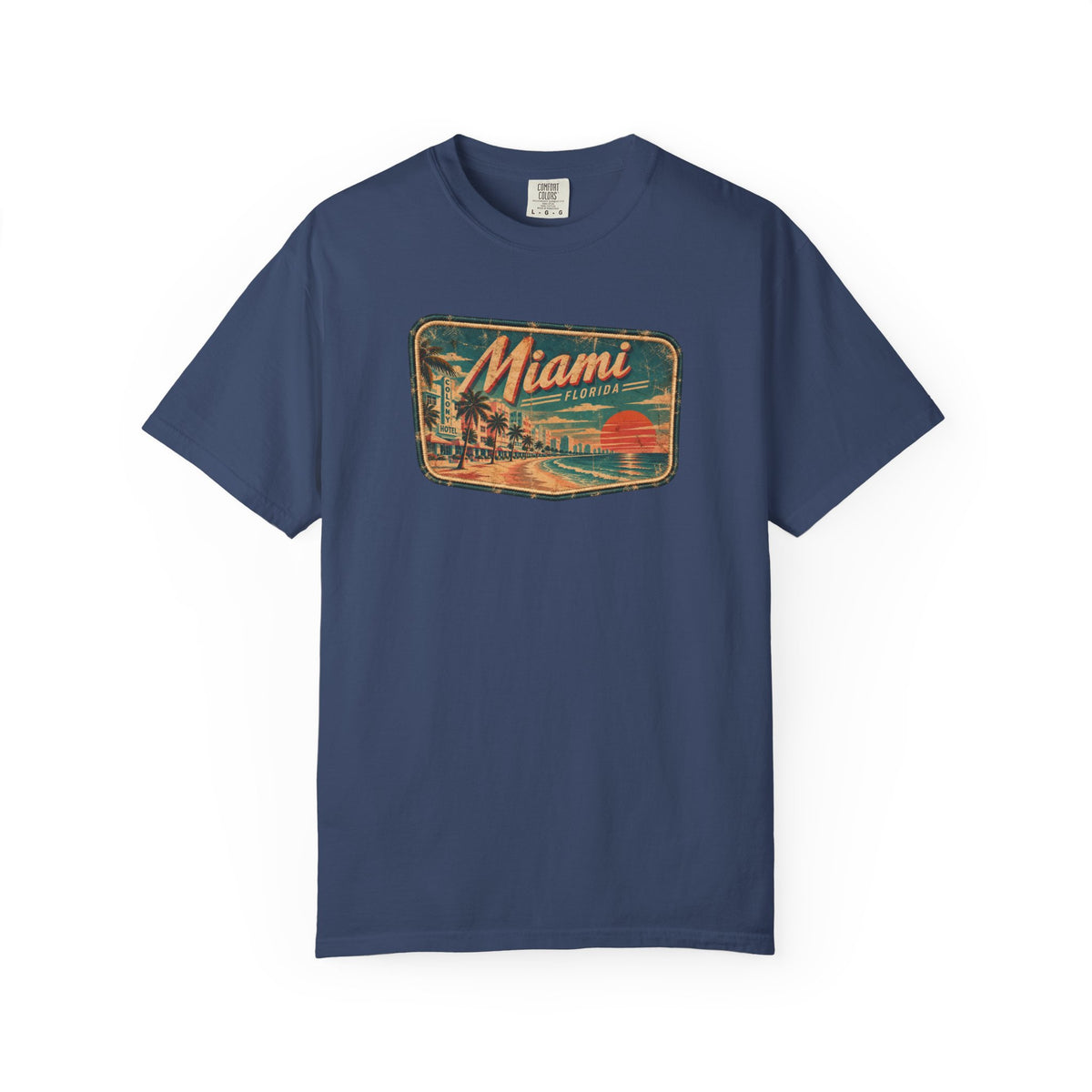 Miami - Unisex Garment-Dyed T-shirt