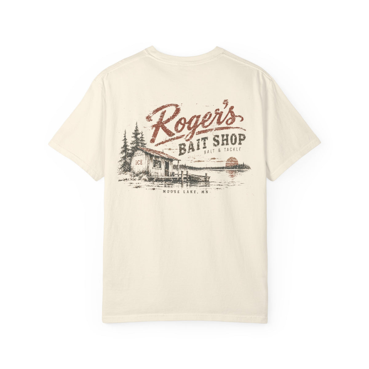 Roger's Bait Shop - Unisex Garment-Dyed T-shirt