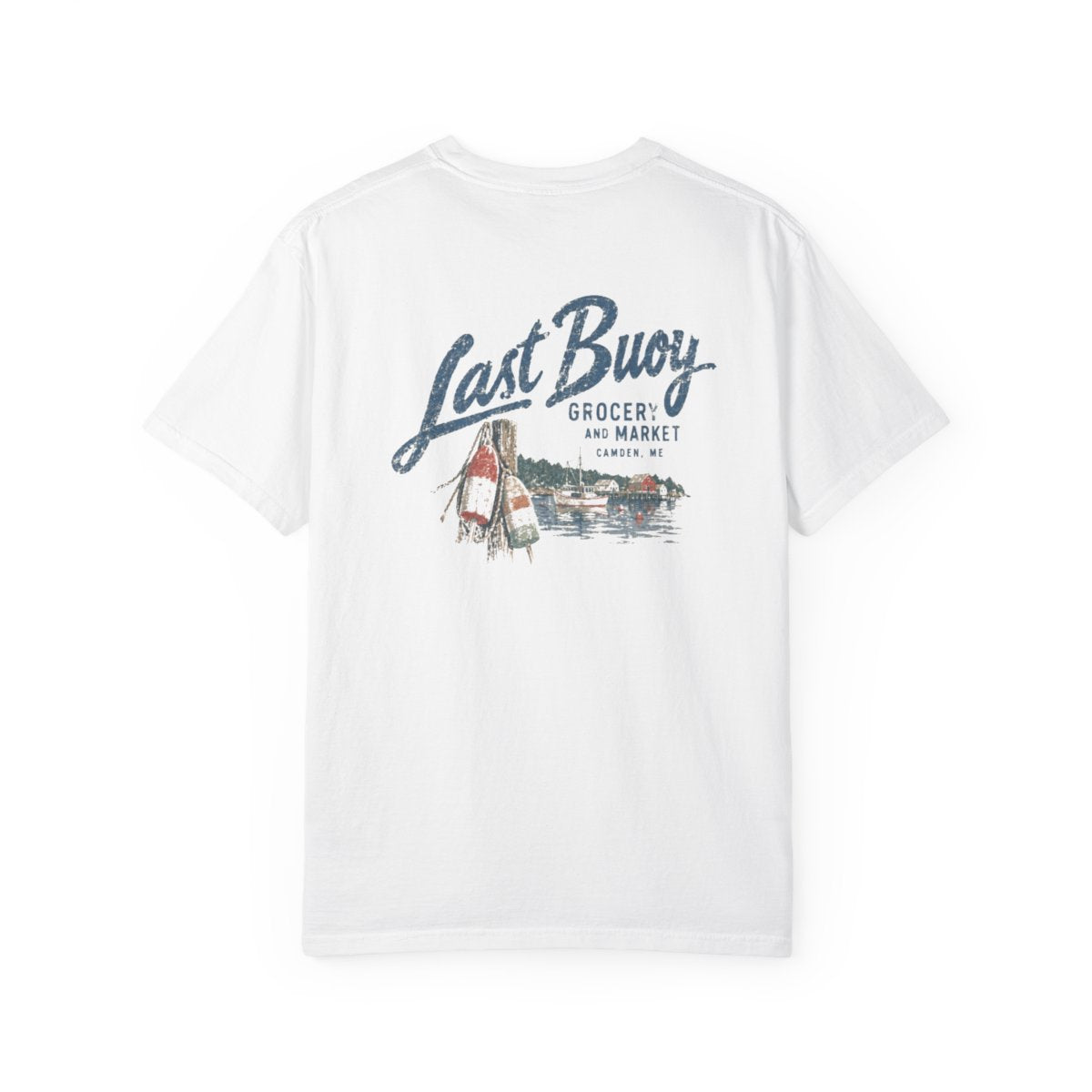 Last Buoy Grocery - Unisex Garment-Dyed T-shirt