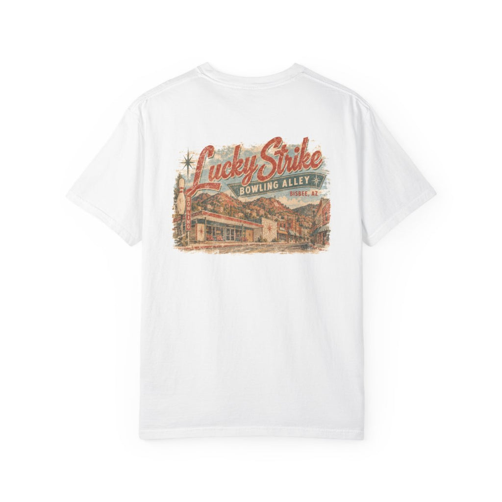 Lucky Strike Bowling Alley - Unisex Garment-Dyed T-shirt