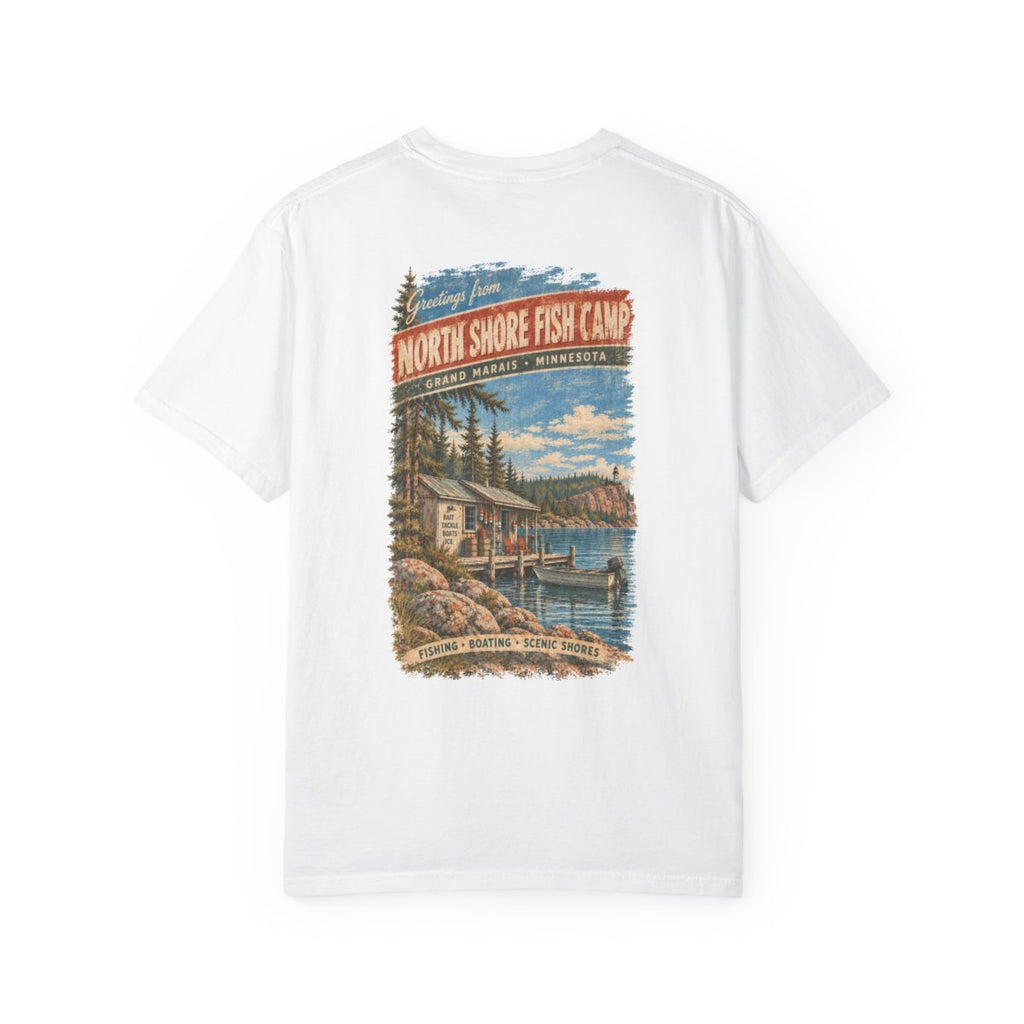 North Shore Fish Camp - Unisex Garment-Dyed T-shirt