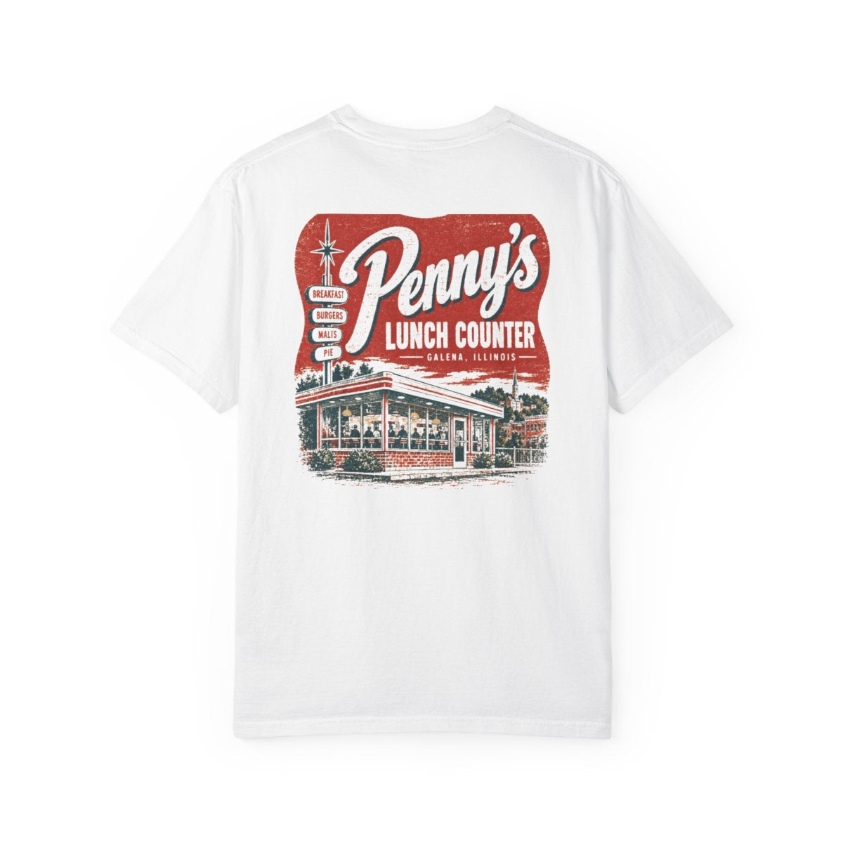 Penny's Lunch Counter - Unisex Garment-Dyed T-shirt