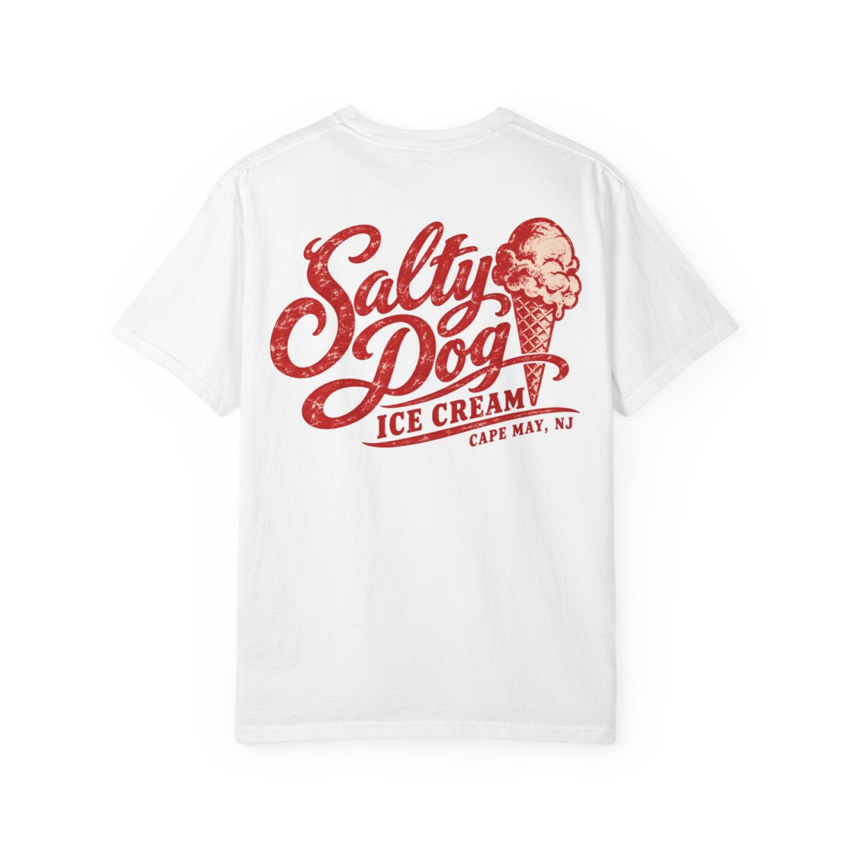 Salty Dog Ice Cream - Unisex Garment-Dyed T-shirt